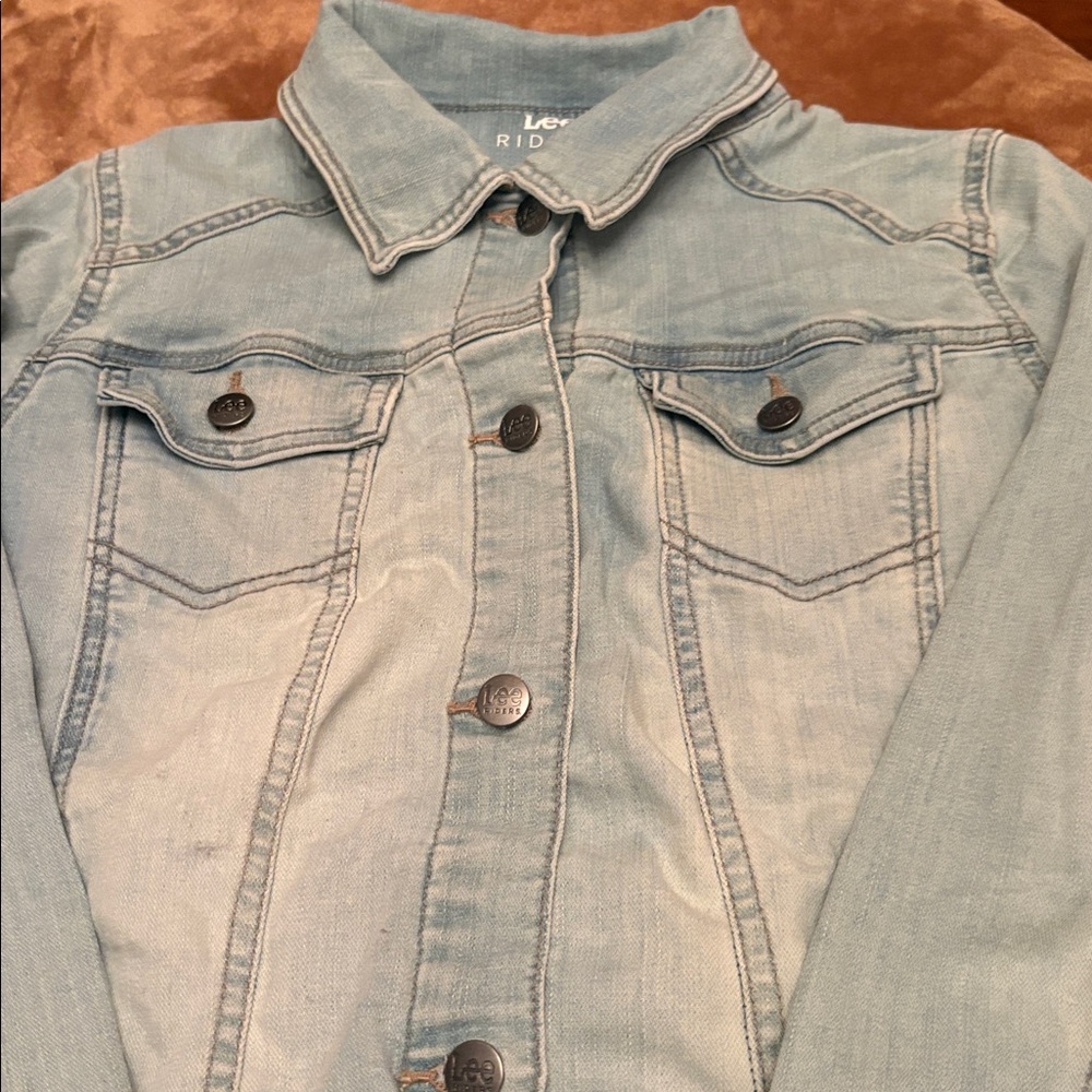 NWOT Lee Sky Blue Denim Jacket